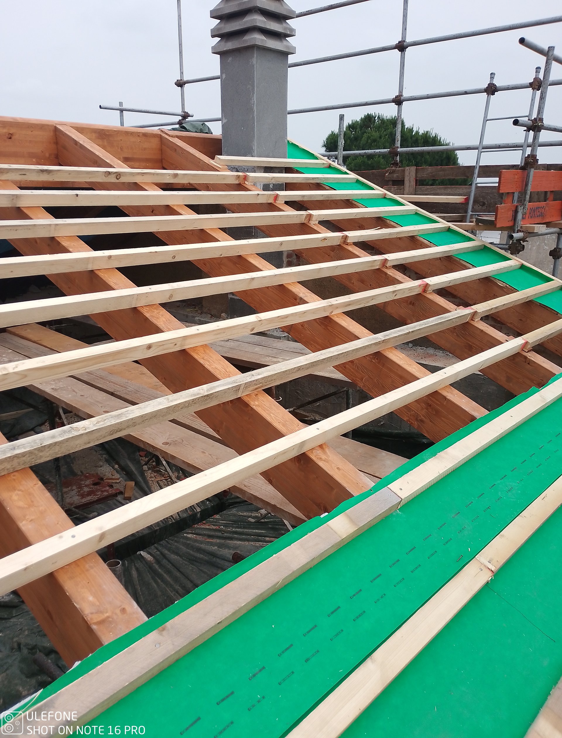 Rifacimento tetto villa Vercelli — fase di cantiere 5