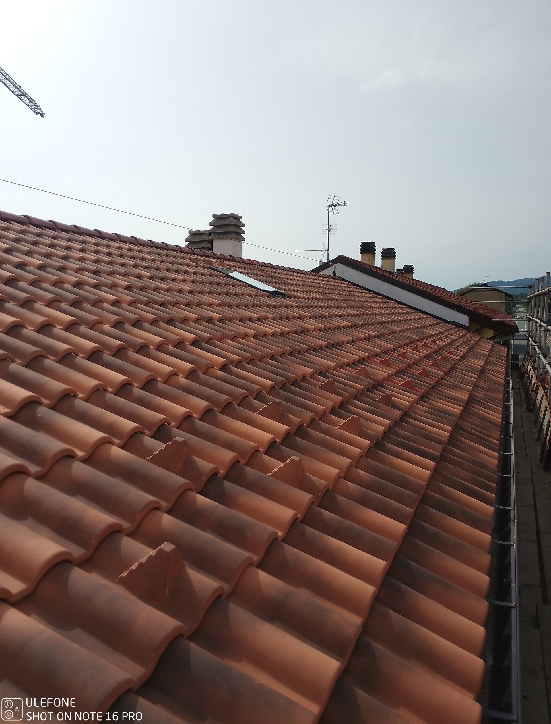 Rifacimento tetto villa Vercelli — fase di cantiere 8