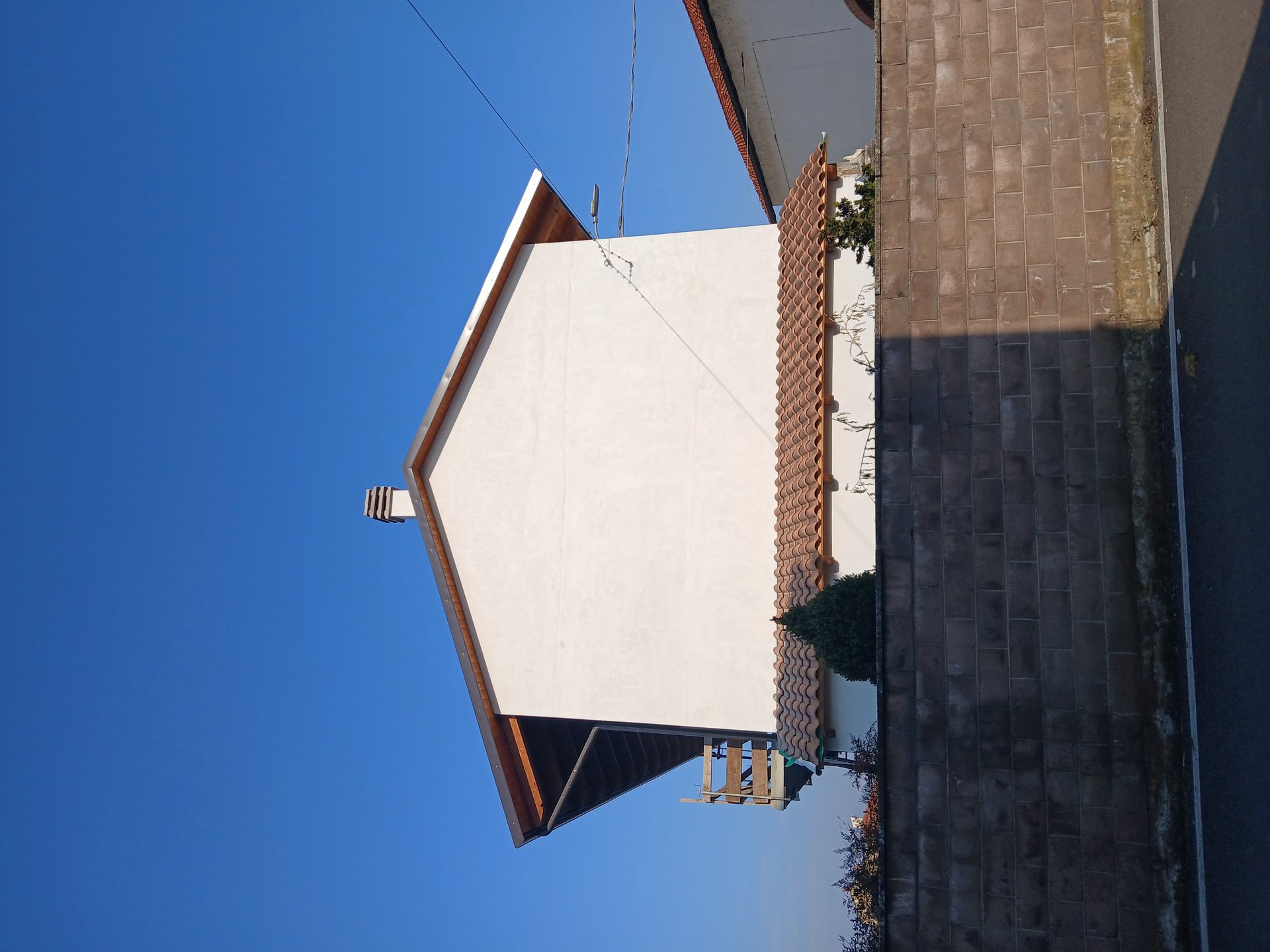 Rifacimento tetto villa Vercelli — fase di cantiere 9